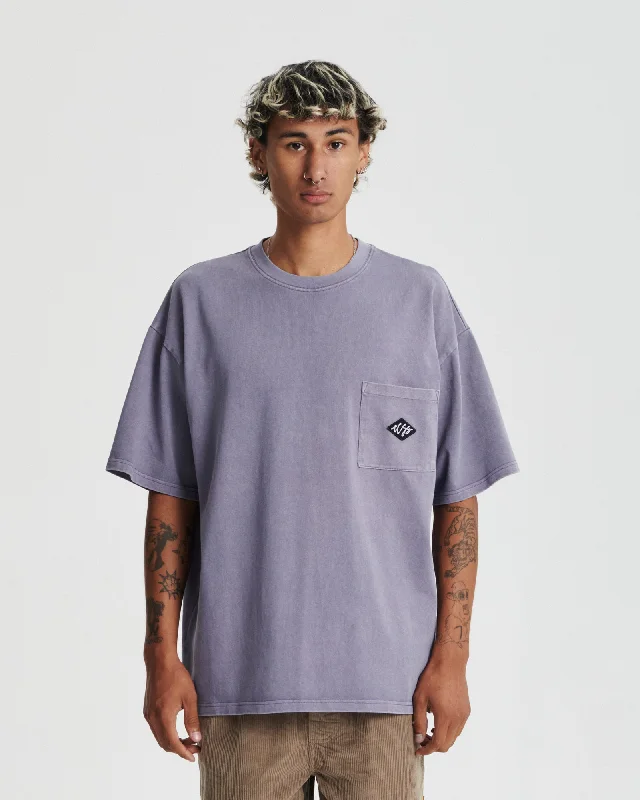 Reduced Prices Scribble Pkt Tee - Purple Mauve