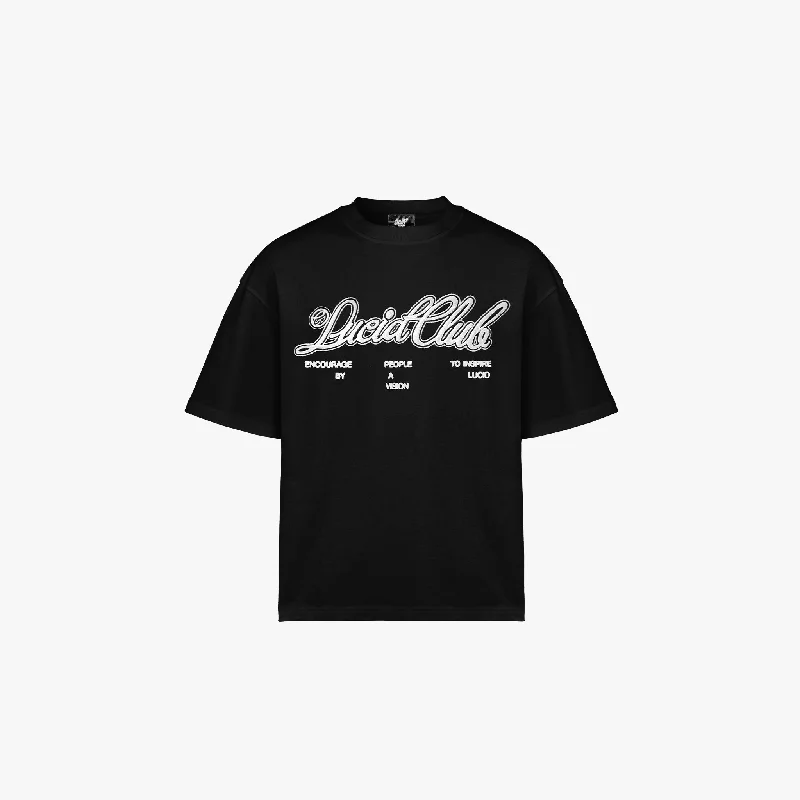 Script Logo Tee "Black"