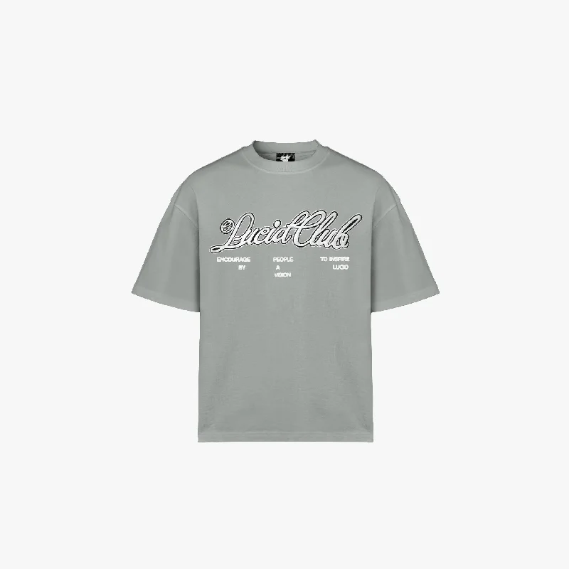 Script Logo Tee "Grey"