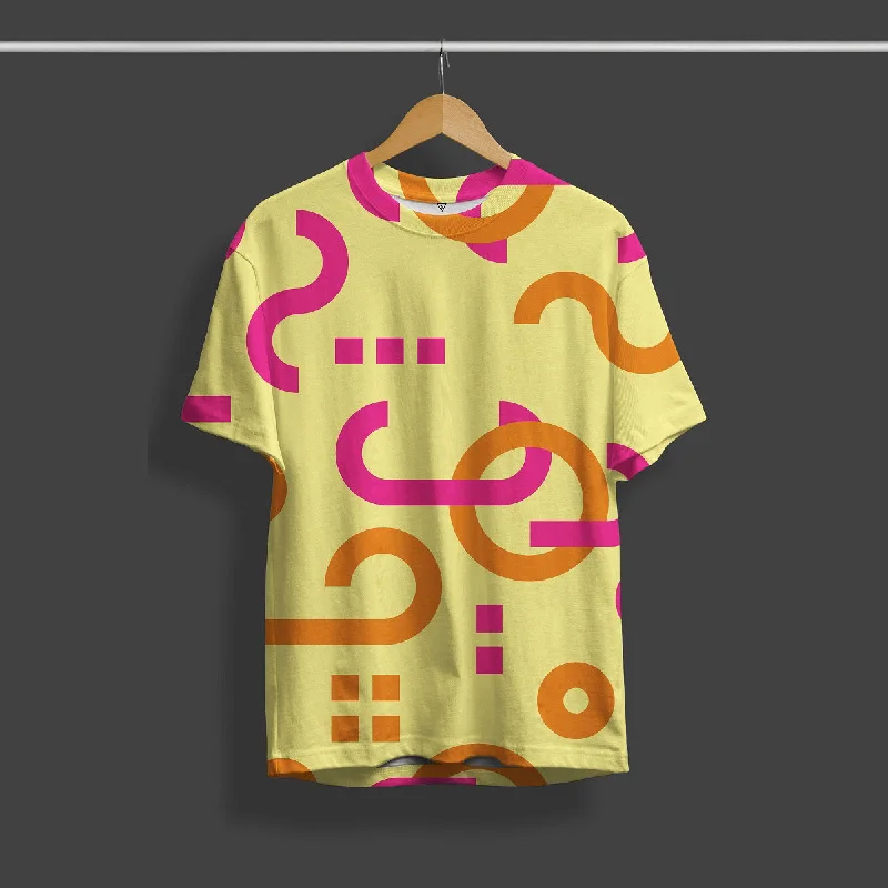 Loyalty Reward Seamless Pattern Printed T-Shirt