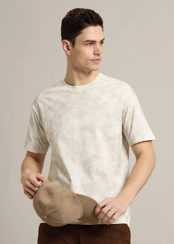 Stone Wash Crew Neck T-Shirt