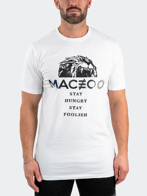 Weekend Deal Tee HungryLion White
