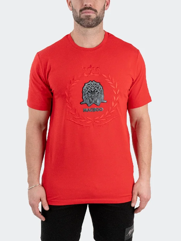 Super Savings Tee LionCrown Red
