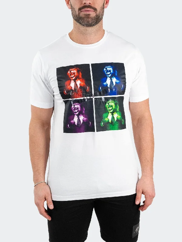 Weekend Savings Sensation Tee LionPrism White