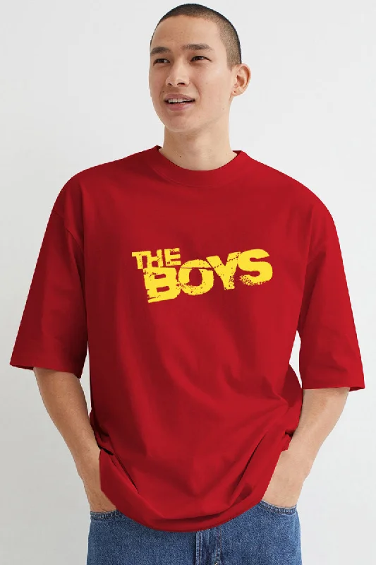 Factory Direct Sale The Boys Red Over Size T-Shirt