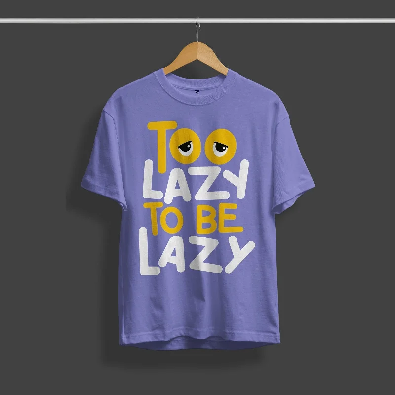 Unbeatable Deal To Lazy Graphic Printed T-Shirt