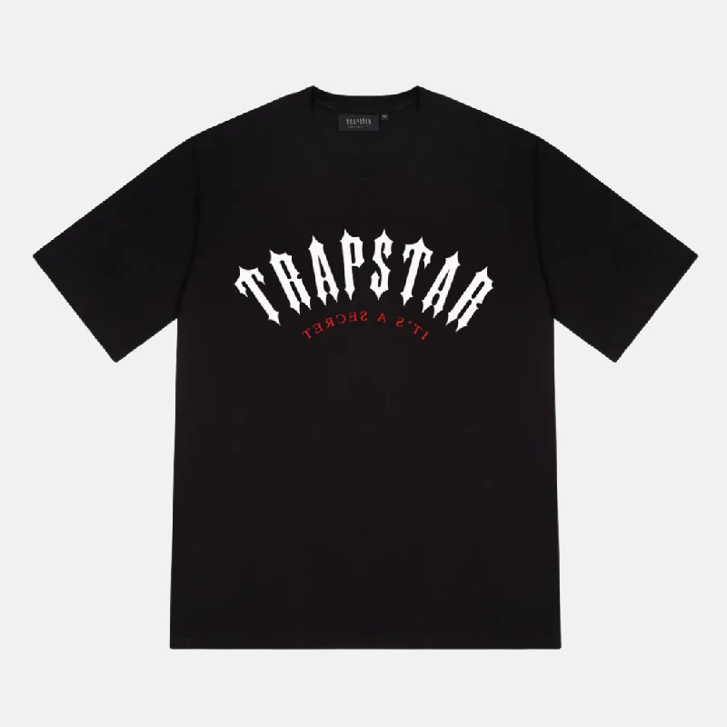 Trapstar Arched Irongate It's A Secret T-Shirt - Black