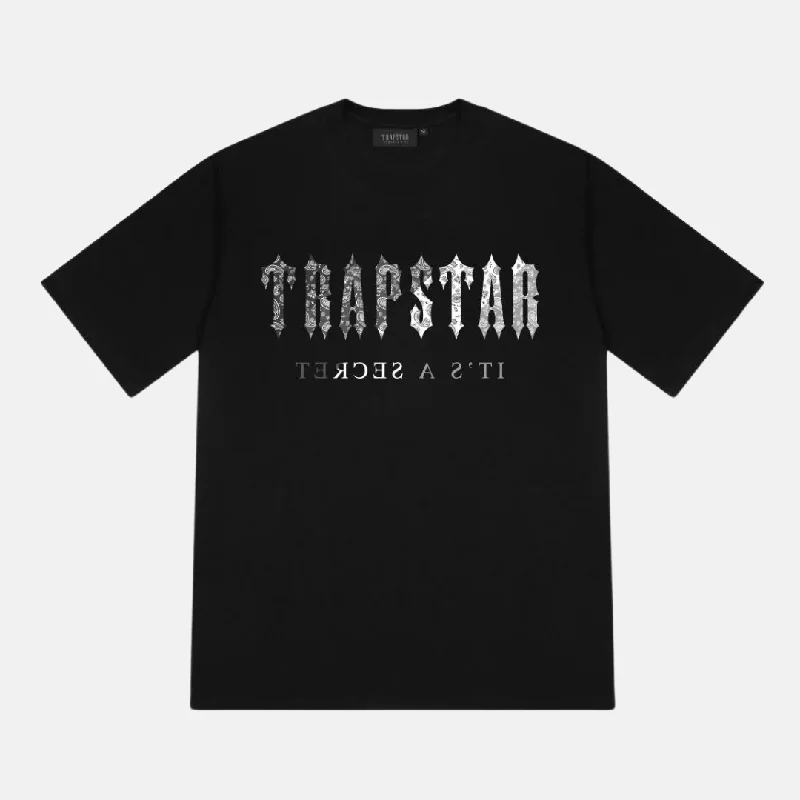 Trapstar Decoded Paisley Monochrome Edition T-Shirt - Black