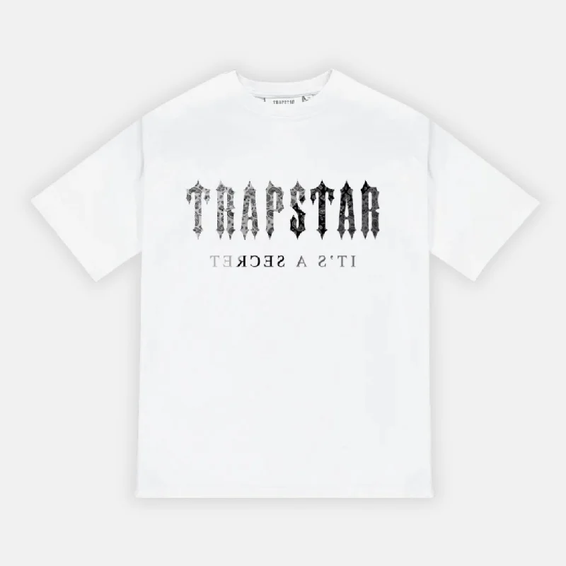 Trapstar Decoded Paisley Monochrome Edition T-Shirt - White