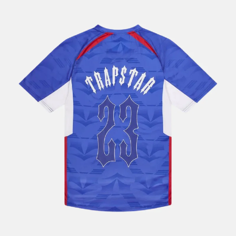 Trapstar Irongate Football Jersey - Blue/Red/White