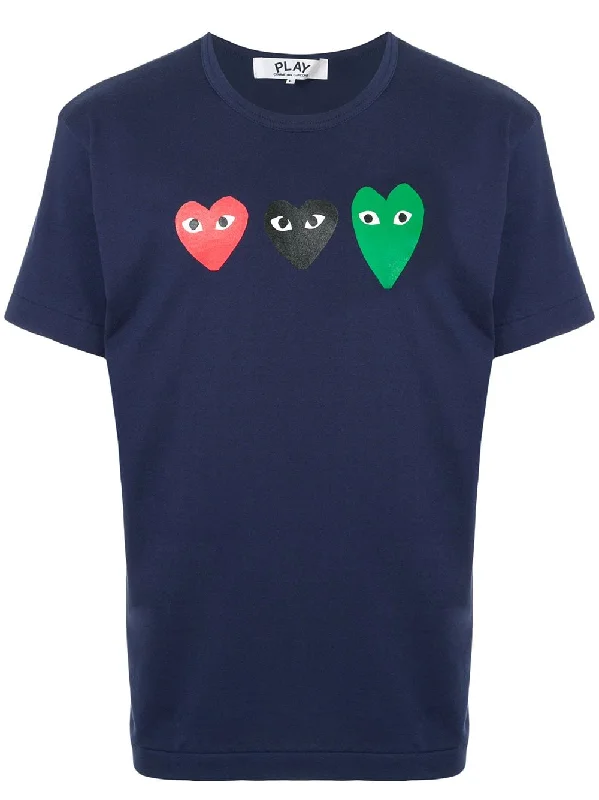 Exclusive Savings Triple Logo Print T-Shirt