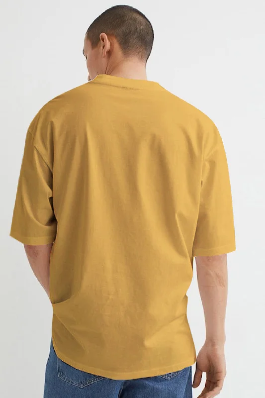 Early Access Yellow Over Size Tee by Squirehood